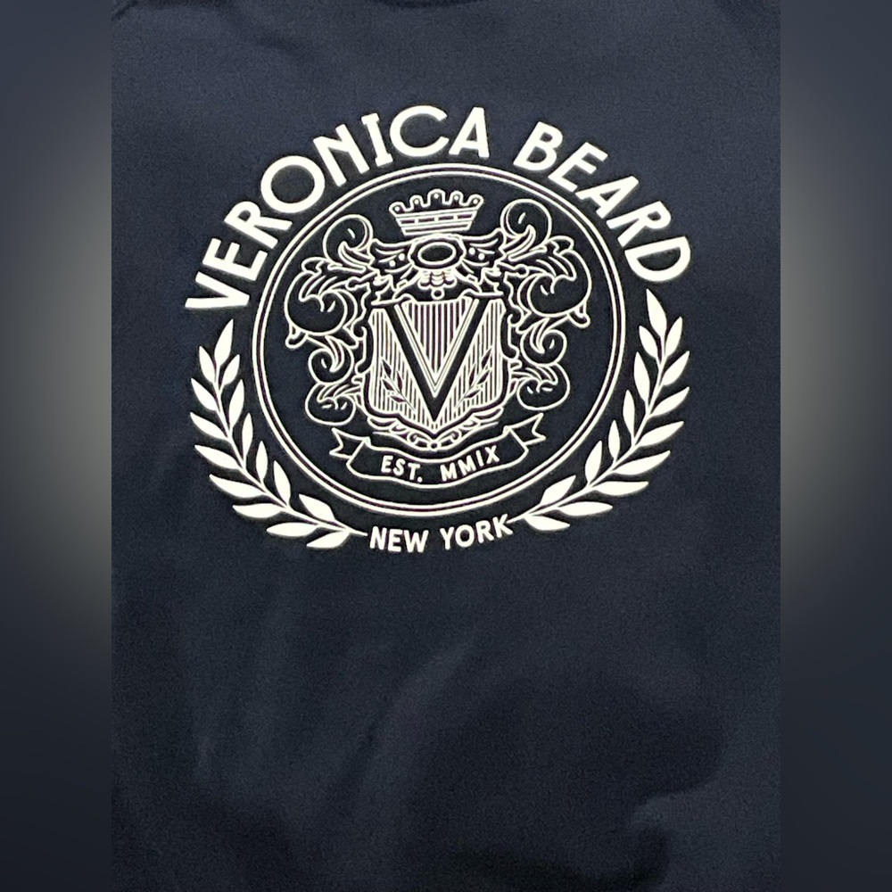Veronica Beard Navy Sweatshirt with Emblem - Picture 11 of 14